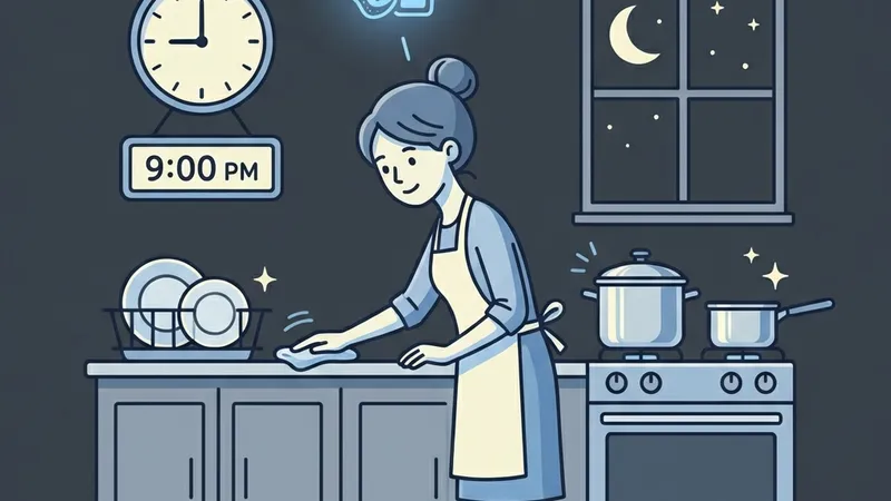 A Small Scene: The 9 PM Kitchen Reset