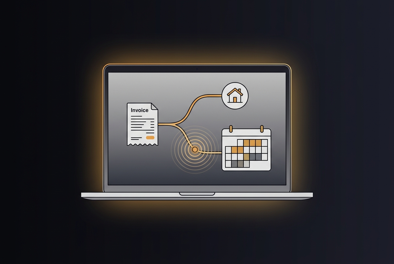 Floating financial thread visualization showing ripple from delayed payment